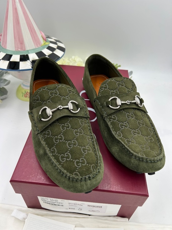 *****************Men’s Gucci Jordy Guccissima Suede Driver Loafers main image 10